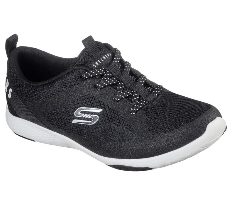 Skechers Lolow - Womens Slip On Shoes Black [AU-QN9872]